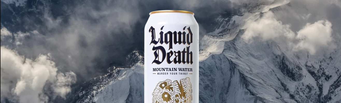 The History of the Liquid Death Logo