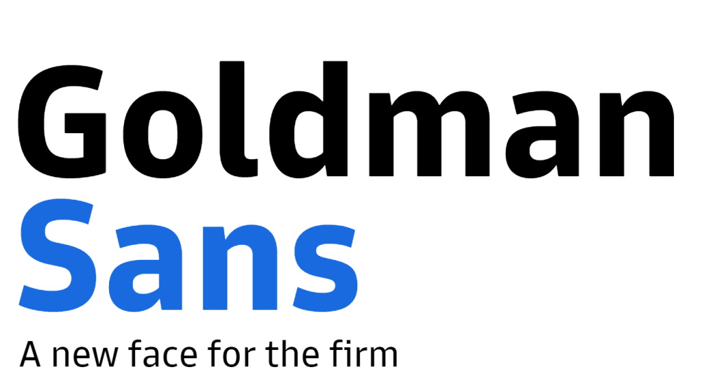 Goldman Sans logo
