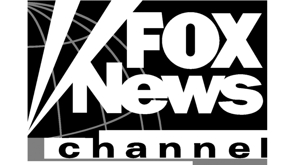 Black and white Fox News Logo