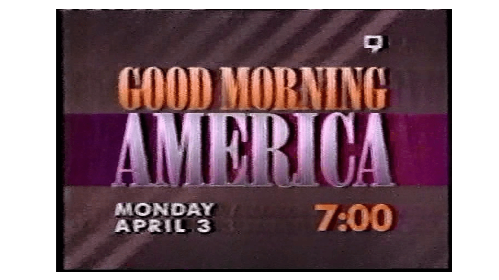 Good Morning America logo 1989 - 1994